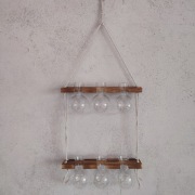 Wiszące ścienne Terrarium Drewniana rama