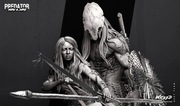 Predator Prey Naru Diorama Figurka 1/6 Ręcznie Malowana Żywica