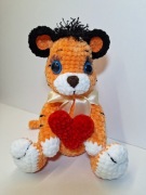 Śliczny tygrys ręcznej roboty 