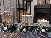 Świąteczne świeczniki - 3 szt/ RĘKODZIEŁO