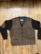 MYŚLIWSKI SWETER MARINALPIN XL , wełna 65%, khaki