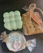 Świeca sojowa woski zapachowe zestaw upominkowy 