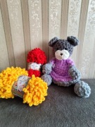 Maskotka niedżwiedż ręcznie robiony