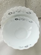 Miska ceramiczna biała zestaw misek ceramicznych 2 sztuki