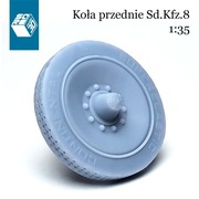 Zestaw kół do Sd.Kfz.8 skala 1:35