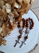 Drewniany Różaniec (10-tka) Rękodzieło 