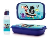 Tupperware Lunch box + butelka Pirat