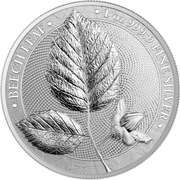 Moneta srebrna  2023 Beech Leaf 1 oz Silver BU liść buku