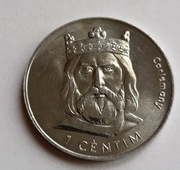 Andora 1 centym, 2002 Karol Wielki