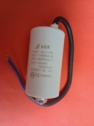 Kondensator 16uF 450V z przewodami