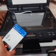 Android drukarka 3w1 Brother DCP-1512E laserowa wielofunkcyjna win11 ksero 