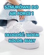 Sznurówki Nike Air Force 1 Białe 160cm