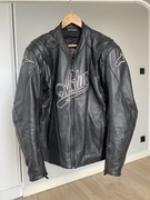 Alpinestars XL kurtka skórzana motocyklowa czarna z ochraniaczami