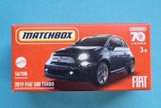 MATCHBOX 2019 FIAT 500 Turbo jak hot wheels
