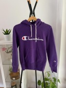 Fioletowa bluza z kapturem Champion 100% cotton bawełna XS