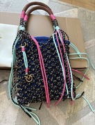 Torebka worek Pinko boho sznurki Hand Pouch