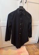 Czarna cienka koszula