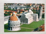 Piza Piazza dei Miracoli pocztówka