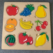 Drewniana układanka Goki Price , 9 elementów 