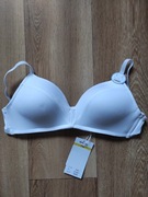 Sinsay nowy stanik biustonosz gładki 75B biały 