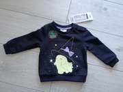 Czarna bluza z duszkiem świecącym w ciemności r 74 NOWA