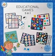 Gra Edukacyjna 5w1 Nauka przez Zabawę