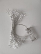 Łańcuch świetlny LED 3M - płatki śniegu, białe światło