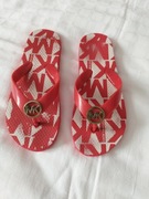 Klapki japonki Michael Kors czerwone, dziewczęce 