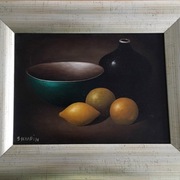 Obraz olejny Ryszard Skupin martwa natura