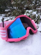 Gogle narciarskie, snowboard, motocross rożówe