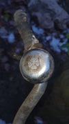 Dzwonek stary niemiecki clover +/- 70s. do roweru z koniczyną Diamant ROMET