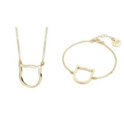 Naszyjnik + bransoletka pozłacane.Ditta Zimmermann