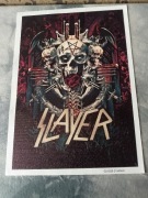 plakat zespołu muzycznego slayer