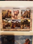 Gwinea Bissau 2010 Mi 4593-7  arkusz  dinozaury idealna pozycja