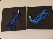 Biret akademicki granatowy, nowy