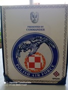 Płytka okolicznościowa Polskie Siły Lotnicze 