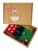 SKARPETY ŚWIĄTECZNE PUDEŁKO PREZENTOWE BOX PAKIET