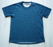 Piękna męska koszulka ADIDAS t-shirt rozmiar L niebieska