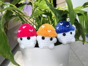 Pluszak muchomorek grzybek maskotka pomysł na prezent dekoracja