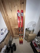 Narty salomon crossmax 8 165cm + kijki 125cm nie Rossignol volki fischer