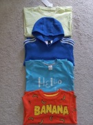 Reserved Adidas Minionki 3 bluzy 1 t-shirt r.134/140
