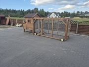 Kurnik dla kur  z wolierą 