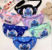 NERKA SASZETKA BIODROWA ZE STITCHEM | TOREBKA NA PAS / NA RAMIĘ | mix kolor