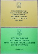CZĘSTOCHOWA spis klubów, związków, organizacji sportowych.2002,2003 