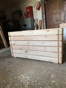 Drewniana piękna donica 