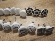 Gałki, uchwyty do szafek kuchennych 21 sztuk