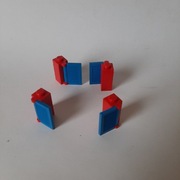 Lego dwa komplety 3581 3582 okno okiennica 