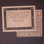 Stara Akcja Banku Przemysłowców tow. Akcyjne w Poznaniu 1922r.