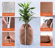 Zimowa doniczka Osłona chroniąca przed zamarzaniem Oddychająca 65cmx70cm