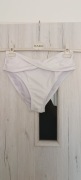 Białe figi kąpielowe (dół od bikini) M